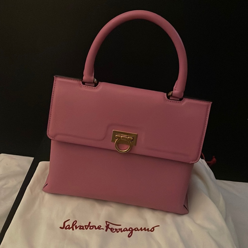 Salvatore ferragamo mauve (Dusty pink) bag